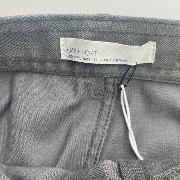 Oak & Fort Straight Leg Twill Pants - Picture 5 of 5